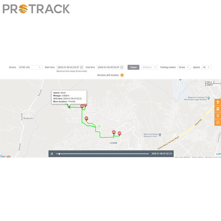 ระบบติดตาม GPS ฟรี